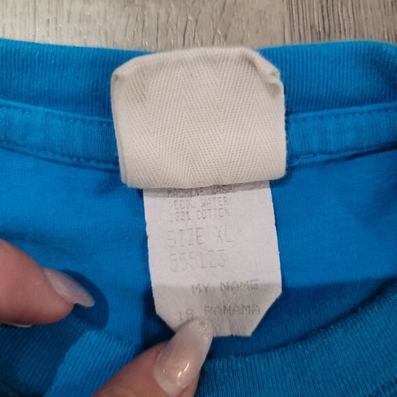 Panama Colorful Parrot island T-Shirt My Name Is Panama XL - Picture 4 of 5